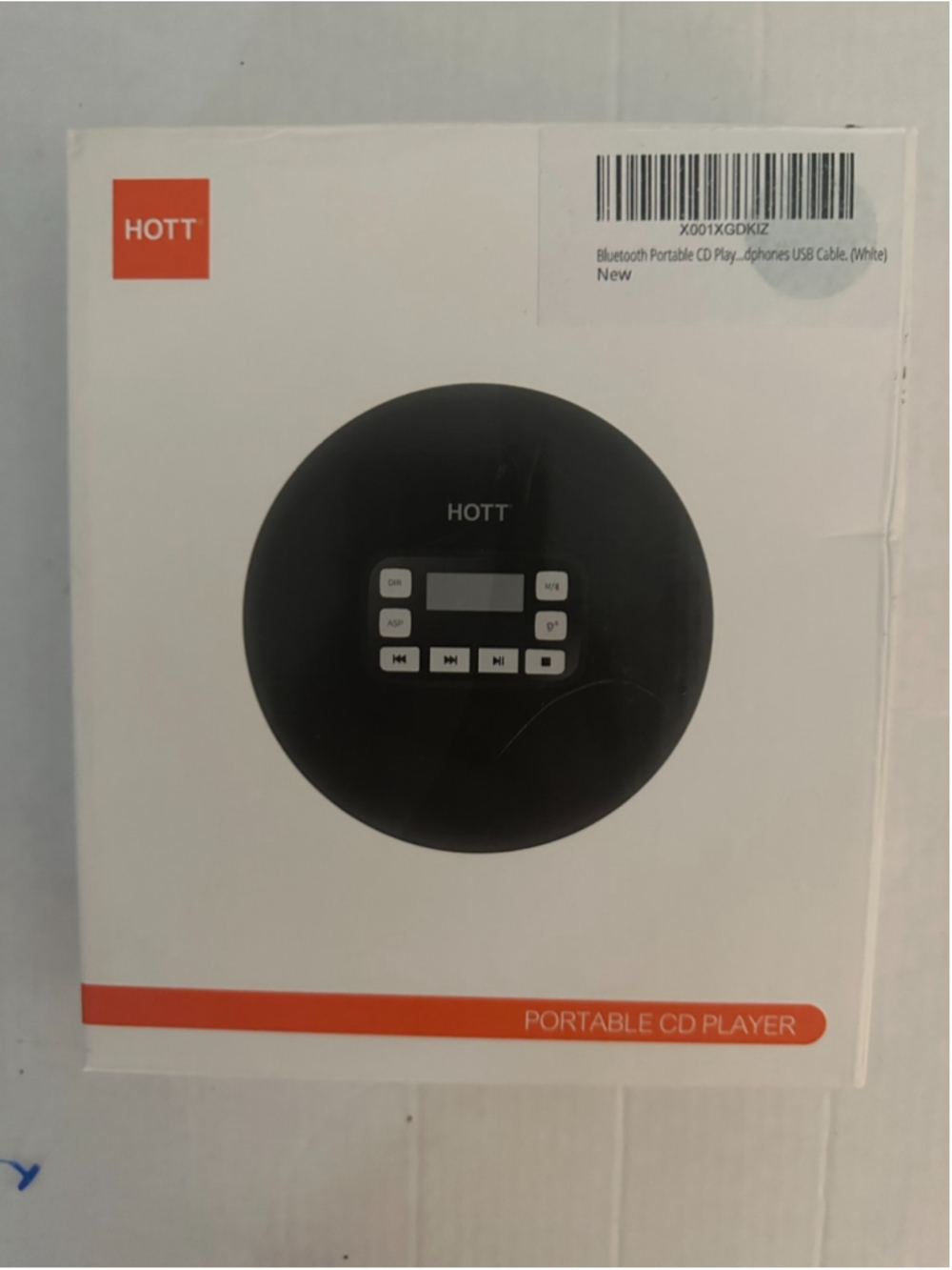 HOTT CD711T Bluetooth Rechargeable Portable CD Player Home Travel Car /311j